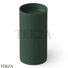 Dea Design Pedestal Basin Раковина напольная рифленая Solid Surface DD2801 450 11, Dark Green №11