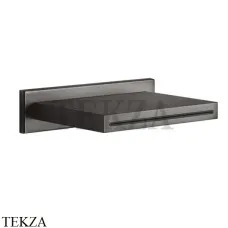 Gessi CASCATA Каскадный излив настенный 20293-707, Black Metal Brushed