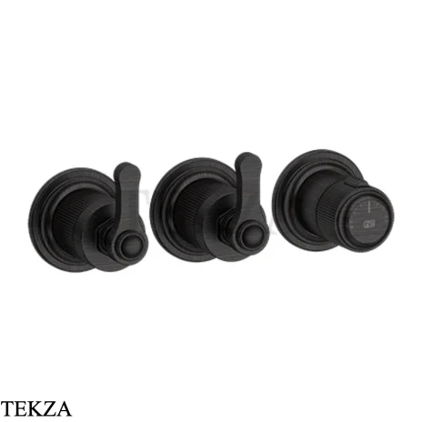 Gessi VENTI20 Термостат для душа, 2 потока, внешняя часть 65334-187, Aged Bronze