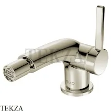 Keuco Edition 400 Смеситель для биде, с донным клапаном 51509050000, Никель шлифованный