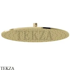 Newform Верхняя круглая лейка D400, без кронштейна 26535.M0.071, Gold satin