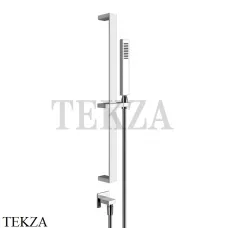 Gessi Rettangolo shower Штанга в комплекте с душевой лейкой, вывод 20142-031, хром глянец
