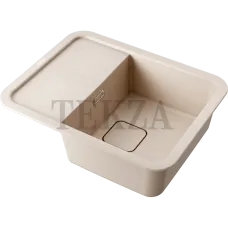 Omoikiri Tasogare 65 Кухонная мойка Artgranit прямоугольная с крылом 4993495 бежевый