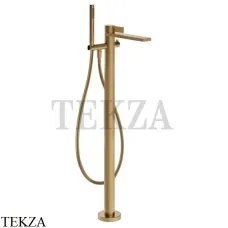 Gessi Inverso RIGATO Смеситель для ванны напольный, внешняя часть 73528-726, Warm Bronze Br