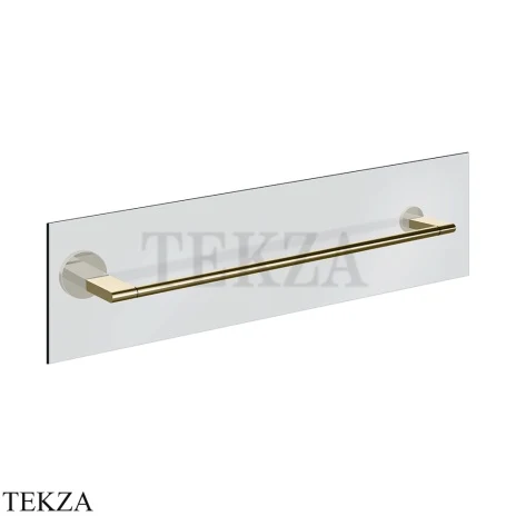 Gessi Origini Полотенцедержатель для крепления на стекло, 60 см 66515-710, Brass PVD