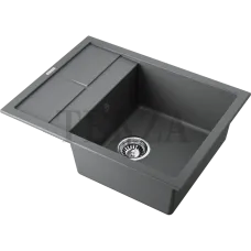 Omoikiri Sumi 65 Кухонная мойка Tetogranit прямоугольная с крылом 4993675 платина