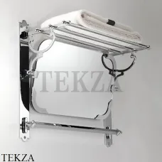 Devon&Devon RACK Зеркало поворотное с полочкой для полотенец HBRACKCR, хром глянец