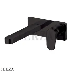 Boheme SPECTRE Смеситель для раковины на стену, комплект 455-B, черный матовый