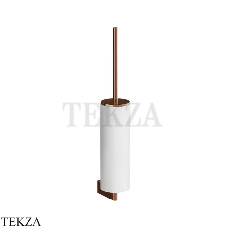 Gessi Origini Туалетный ершик настенный, белый 66419-030, Copper PVD