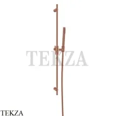 Gessi Habito TRAME Штанга в комплекте с душевой лейкой и шлангом 70345-708, Copper Brushed