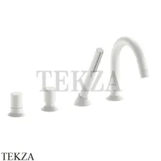 Fantini Nostromo Смеситель на борт ванны с гарнитуром, 50291665, белый матовый