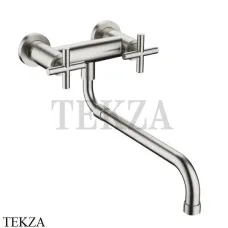 Dornbracht TARA Смеситель для кухни на стену двухвентильный 31151892-06, платина матовая