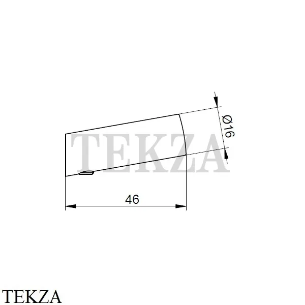Keuco REVA Крючок для полотенца 12814010000, хром глянец