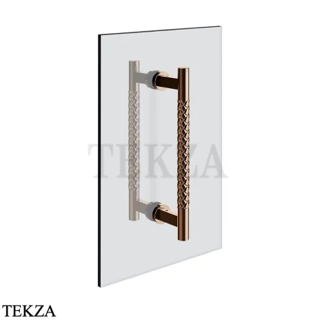 Gessi Pelle Tresse Полотенцедержатель для крепления на стекло, 20 см, 78630-030, Copper PVD