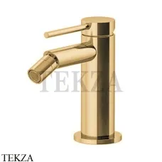 Gattoni Circle One Смеситель для биде, с донным клапаном 9050/90SG, Gold Satin