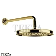 Gessi VENTI20 Верхний душ 300 с настенным креплением 65149-246, Gold PVD