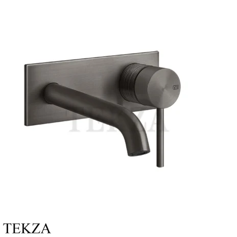 Gessi 316 TRAME Смеситель для раковины, внешняя часть, 11-14 см 54388-707, Black Metal Brushed PVD