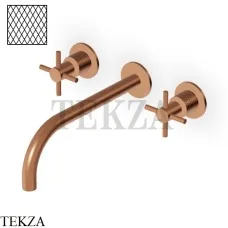 Zucchetti Helm Diagonal Смеситель для раковины, внешняя часть ZHM761.XP91G3, brushed copper PVD
