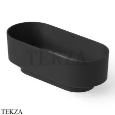 Dea Design Shadow Ванна отдельностоящая овальная 170x72 Solid Surface DD8675 1700 16, Black №16