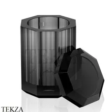 Decor Walther Kristall BMD Баночка универсальная с крышкой 0931494, антрацит