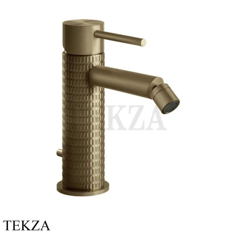 Gessi 316 MECCANICA Смеситель для биде, с донным клапаном 54207-791, Deep Bronze Brushed PVD