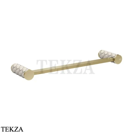 Gessi Pelle Tresse Держатель для полотенца 30 см 78697-435, Crème/ Brass Br. PVD