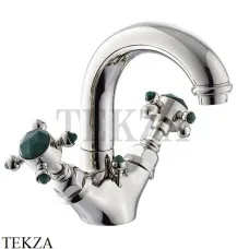 Nicolazzi LE PIETRE Смеситель для раковины, с донным клапаном 2132CR09, хром глянец