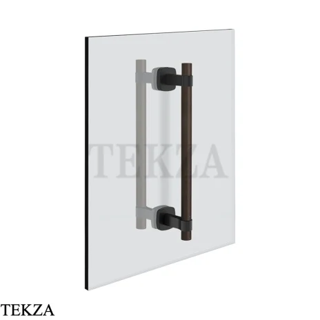 Gessi Jacqueline Полотенцедержатель для крепления на стекло, 20 см 77731-299, черный матовый