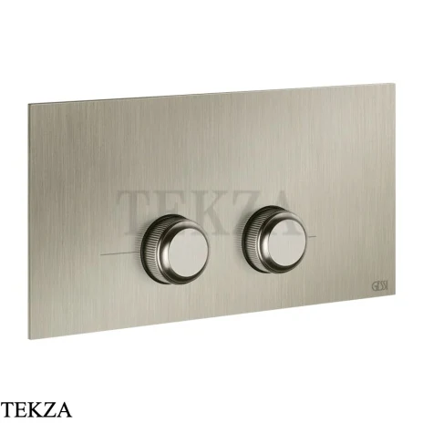 Gessi VENTI20 Клавиша смыва для инсталляции Viega Prevista 54661-149, Finox Brushed Nickel