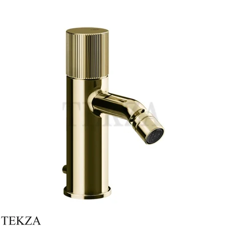 Gessi Habito RIGATO Смеситель для биде, с донным клапаном 70507-710, Brass PVD