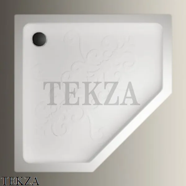 Devon&Devon ARABESQUE PENTA Душевой поддон 1DEPDARABPEN100A, белый матовый