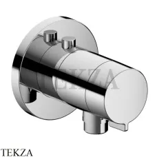 Keuco IXMO solo Термостат для душа с выводом, круг, внешняя часть 59554010001, хром глянец