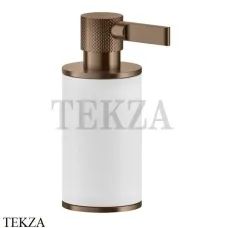 Gessi INCISO accessories Дозатор настольный для жидкого мыла, белый 58537-708, Copper Brushed