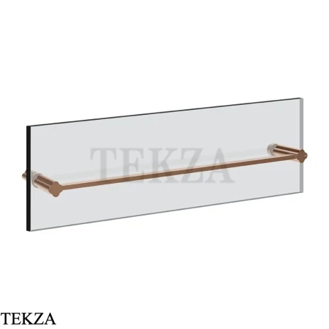 Gessi Ludovica Полотенцедержатель для крепления на стекло, 60 см 76515-708, медь Brushed