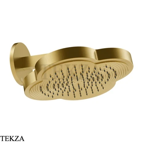 Gessi Ludovica Верхняя душевая лейка с кронштейном из стены 76148-716, золото Brushed
