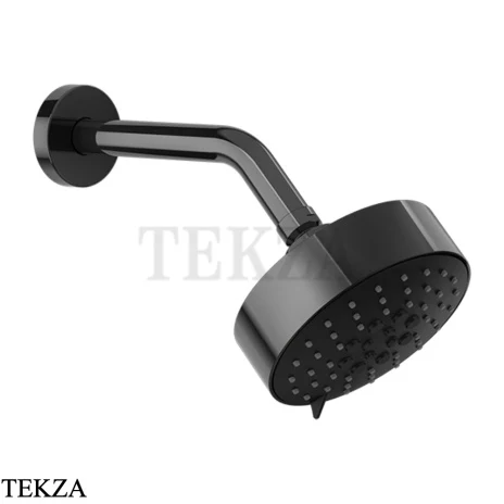 Gessi INCISO SHOWER Верхняя душевая лейка multifonction с кронштейном 66158-706, Black Metal PVD