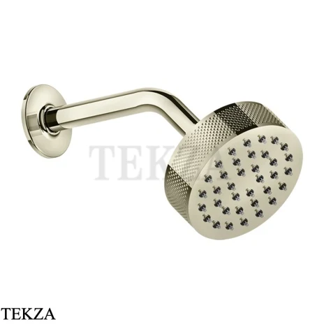 Gessi INCISO SHOWER Верхняя душевая лейка с кронштейном 58189-720, Nickel PVD