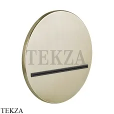 Gessi CASCATA Каскадный излив настенный круглый 65295-727, Brushed Brass