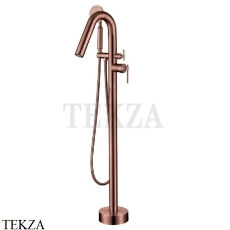 Boheme ETERNA Смеситель для ванны напольный, комплект с встройкой 179-CB, Copper Brushed