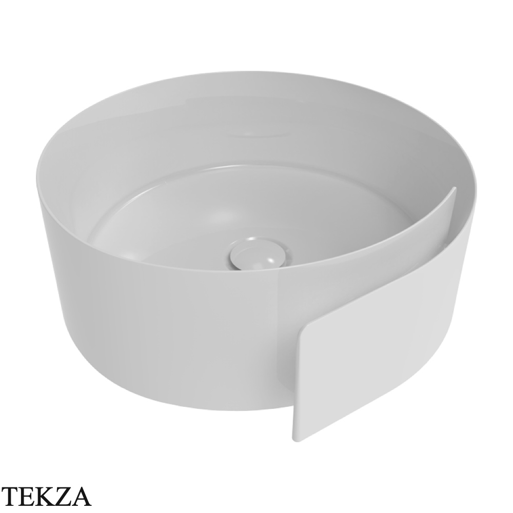 Flaminia Roll раковина накладная 44×44×17 см, белый глянец