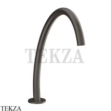 Gessi Origini NATURE Излив для раковины на борт высокий 66025-707, Black Metal Brushed