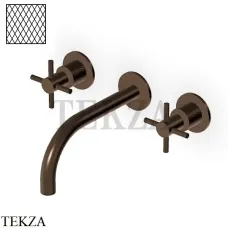 Zucchetti Helm Diagonal Смеситель для раковины, внешняя часть ZHM760.XP21G3, brushed chocolate PVD