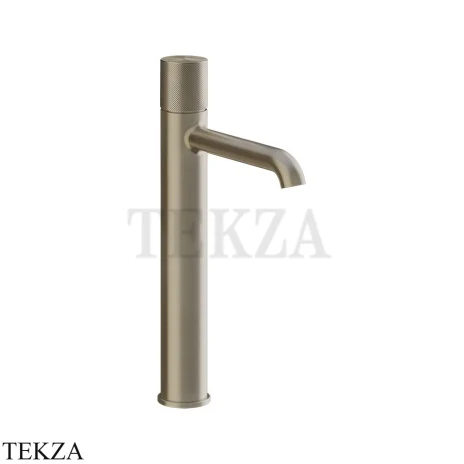 Gessi Habito DIAMANTATO Смеситель для раковины высокий, без донного клапана 70604-149, Finox Brushed Nickel
