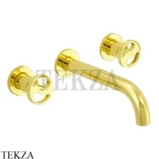 Migliore REVERSA Смеситель для раковины, с встраиваемой частью 28205, золото глянец