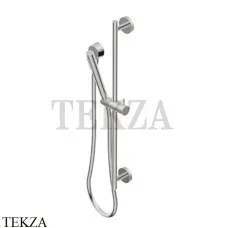 Ritmonio SHOWER Душевой гарнитур на штанге с выводом 74W015 IX, Brushed steel
