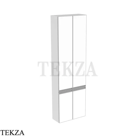 Flaminia Cubika шкаф-пенал подвесной 50×20,8×162,5 см, 4 дверцы, белый матовый