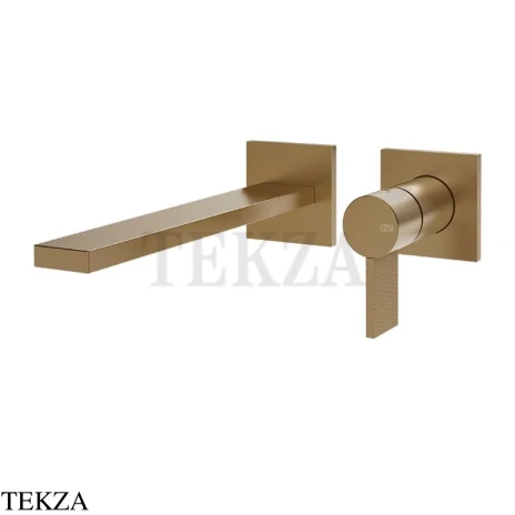 Gessi Inverso Diamantato Смеситель для раковины, внешняя часть 73688-791, Deep Bronze Brushed PVD