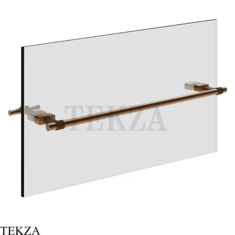 Gessi Jacqueline Полотенцедержатель для крепления на стекло, 45 см 77513-708, медь Brushed