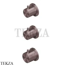 QuadroDesign Source Термостат для душа, 2 потока, внешняя часть, 12 49.00 OR, Pink Gold