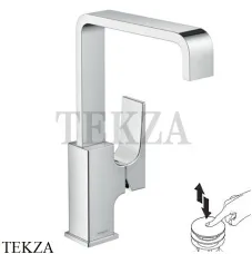 Hansgrohe Metropol Смеситель для раковины 230, с донным клапаном Push-Open 32511000, хром глянец